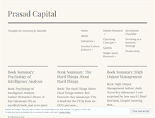 Tablet Screenshot of prasadcapital.com